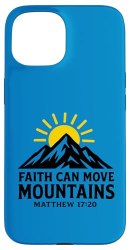 Faith Can Move Mountains�}�^�C17:20 �L���X�g�� �X�}�z�P�[�X iPhone 15 �p