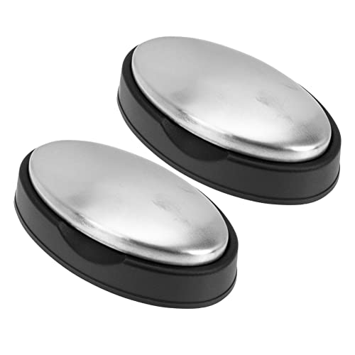 Veemoon 2piezas Jabón Para Eliminar Olores Inoxidable Unidades Para Cocina y Baño