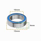 Create idea 10 roulements 6700RS 10x15x4 mm double scellé photo 3