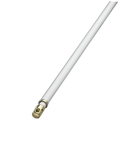 Levolor 13404 Round End Sash Rod, 21-40, White