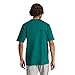 Adidas Men's Essentials LINEAR Single Jersey Tee, Collegiate Green/Black, XL