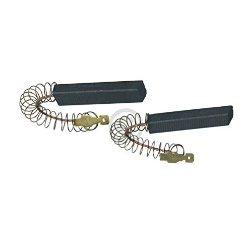 Carboncini per motore, 2 pezzi, spazzole di carbone come Bosch 00616505 616505, carboncini abrasivi 4,8 mmAMP per ricambi per lavatrice Siemens