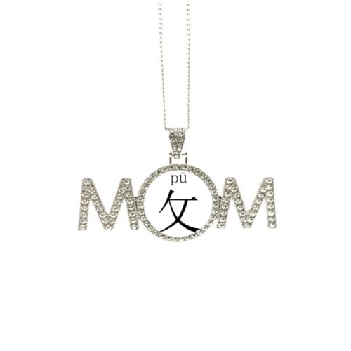 Collier personnage chinois à porter pour la fête des mères