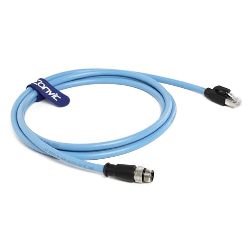 Cable Industrial M12 4 Pin a RJ45 Cat6 50 cm miniatura 5