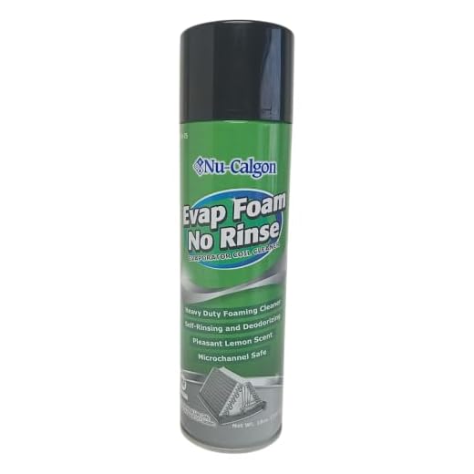 Nu-Calgon 4171-75 Evap Foam No Rinse Evaporator Coil Cleaner, 18 oz.