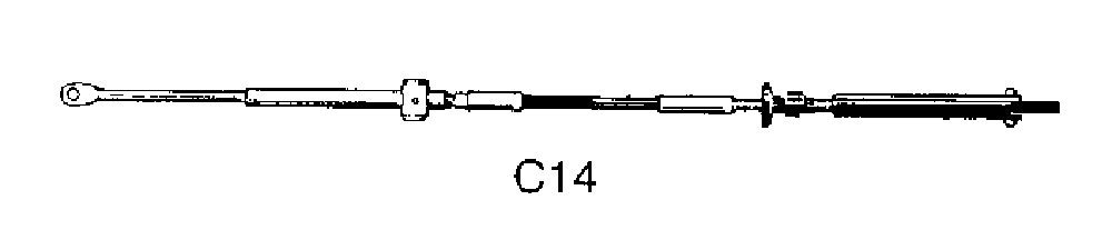 Osculati 45.014.24 - Cavo telecomando C14 da 24'