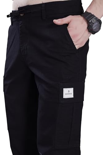 Image of DIVISIVE Men's Loose Fit Linen Blend Cotton Cargo Pants