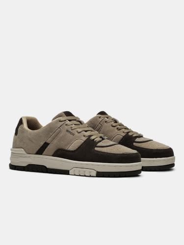 Image of WROGN Men's Genuine Suede Leather Sneakers | Solid Pattern