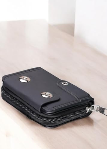 Image of MARETTO Men's Genuine Leather Wallet with Card Holder & Coin Pocket - Stylish Bifold Slim Wallet with Multiple Compartments for Cash & Cards (Black1)