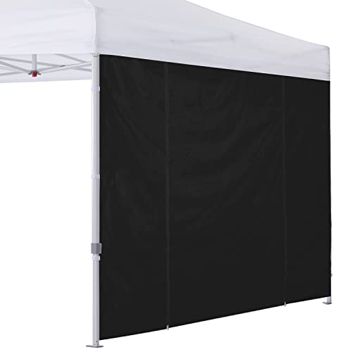 COOSHADE Instant Canopy DoorWall 10x10 Canopy SideWall, 1 Pack, Black