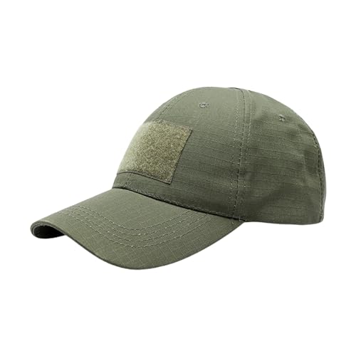 TopTie Tactical Hat Operator Baseball Cap with Loop Patches-Army Green