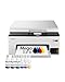 Canon MAXIFY GX1051 Tintenstrahldrucker 3-in-1 Multifunktionsdrucker MegaTank (Drucker, Scanner, Kopierer, WLAN, Cloud, Duplexdruck, 250 Blatt Kassette, Tintentank) Enthält 6 x Tintenflaschen