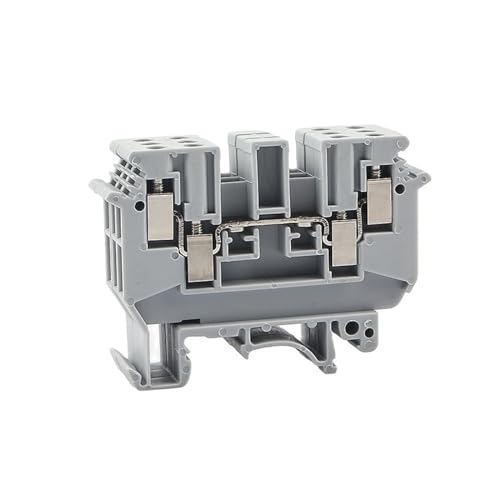 UDK-4 5Pcs Din Rail Terminal Blocks Feed Through Screw Connection Multi Conductor Wire Conductor Connectors UDK4