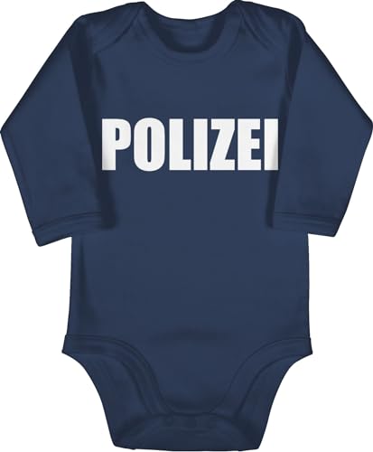 Baby Body langarm Mädchen Junge - Karneval & Fasching - Polizei I...