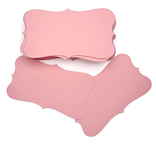 Ppappappiyo Pink Paper Index Cards Business Cards (100) Paper3.54Inx1.96In P04 - Blank #TOP3