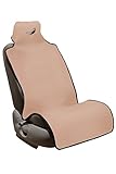 Infina Waterproof Car Seat Cover - Durable Neoprene Protector, Pet Protection - CrossFit, Yoga, Running, Beach, Gym, Fitness, Athletes - 100% (Beige)