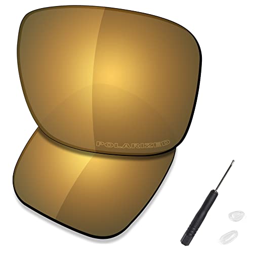 Image of SAUCER Premium Replacement Lenses & H20 Screwdriver & Nose Pieces for Oakley Holbrook Metal OO4123 | UV400 Protection