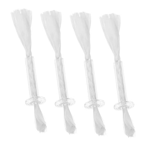 HOOTNEE Oil Lamp Wicks Set of 4 Fiberglass Wick Replacement for Kerosene Lantern Tube Holder for DIY Candle Making Religious Rituals and Wedding Decorations