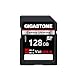 Produktbild GIGASTONE UHS-II V60 128GB SD Karte Ultimate Kamera Geschwindigkeit bis 280/100MB/s, U3 SDXC 4K Ultra HD UHD Video für DSLR Canon, Nikon, Sony, Pentax, Kodak, Panasonic, inkl. 1 Mini Tasche
