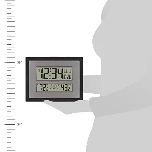 La Crosse Technology 512-65937-INT 512-85937-Int Atomic Digital Wall Clock thumb #5