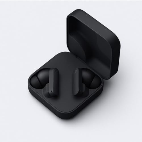 Image of True Wireless Earbuds, Black, Bluetooth in-Ear Headphones with Charging Case