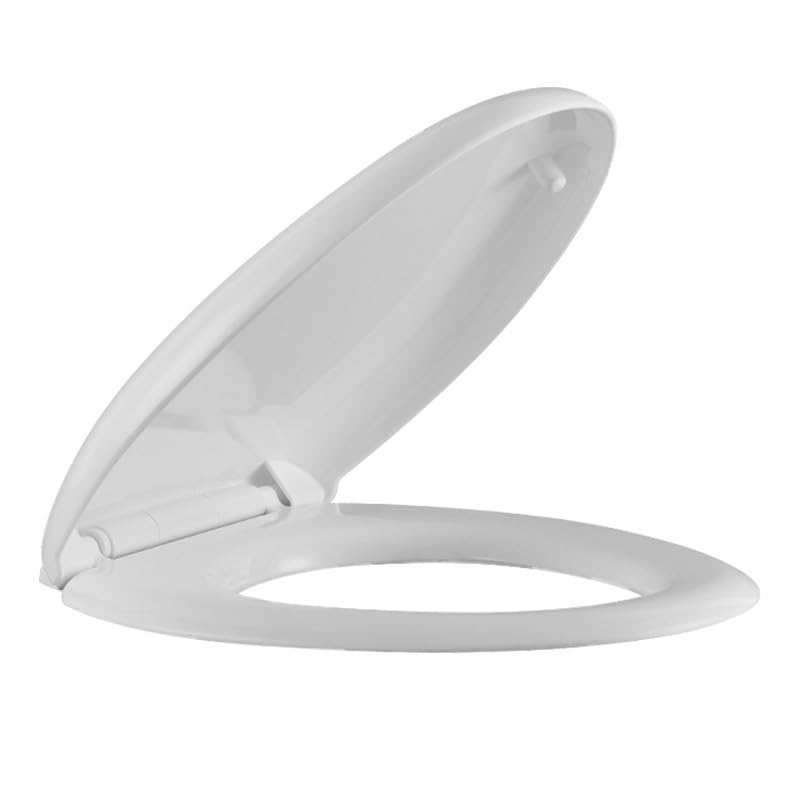 Asiento de inodoro en V de polipropileno con bidet y tapa WC de caída lenta reforzada