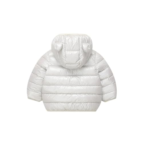 Winter Coats for Kids Boys Girls Light Warmth Shiny Puffer Jacket Cute Comfy Bear Ears Hooded Toddler Outerwear4