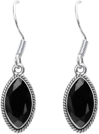 Gemstone Earring 925 Sterling Silver Earring For Women Girls Gift, Natural Gemstone Earring, Handmade Earring, Solitaire Earring Christmas Gift - Image 2