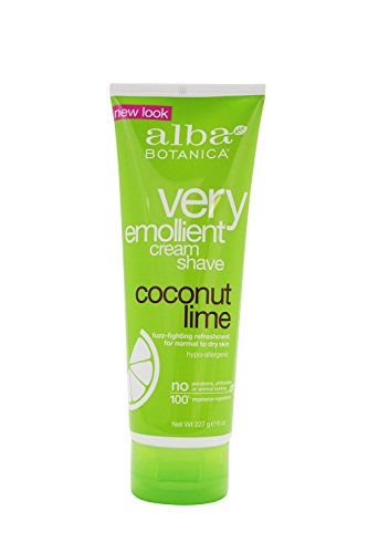 Alba Botanica: Very Emollient Cream Shave Coconut Lime, 8 oz (3 pack)