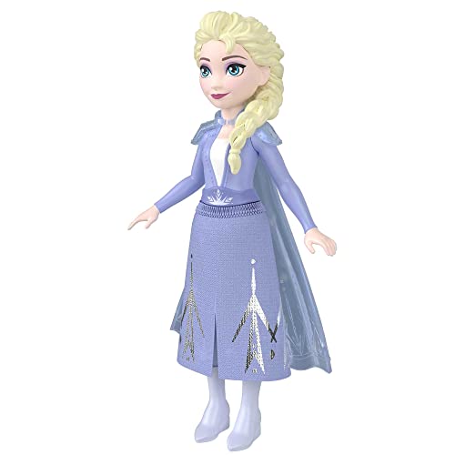 Image of Disney Frozen Toys, Small Dolls, Elsa Posable Doll with Signature Clothing Inspired by Disney Movie, Gifts for Kids