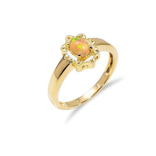 Bague fiançailles opale naturelle argent 925 : un bijou durable qui ne ternit pas