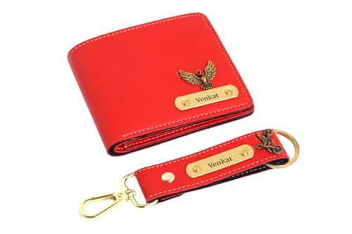 Image of Thebaegift Customized Leather Keychain | Personalized Birthday Gift for Men's | Handcrafted Organizer with Name Tag and Charms | Unique Birthday & Anniversary Gift For Men