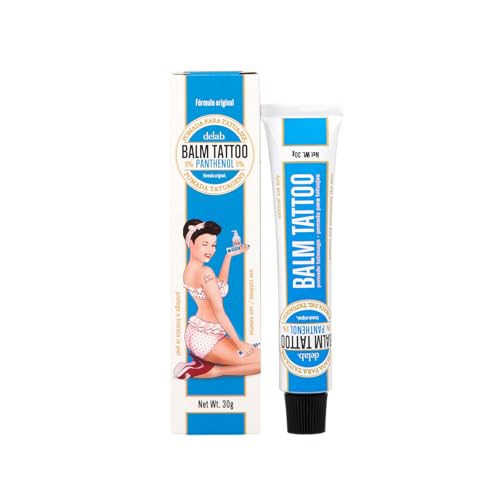 BALM TATTOO - Tattoo Aftercare - Original - 30g Tube *Pflegecreme mit Panthenol & Sepitonic M3 *Creme für Hautpflege und Tattoo Pflege nach dem Tätowieren *beugt Entzündungen vor