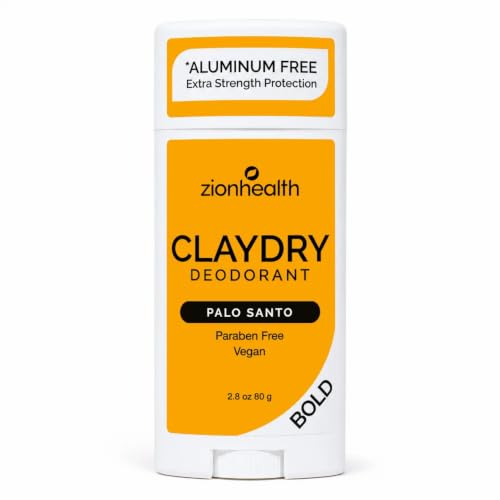 Clay Dry Bold Palo Santo Deodorant Zion Health 2.8 oz Stick image 5