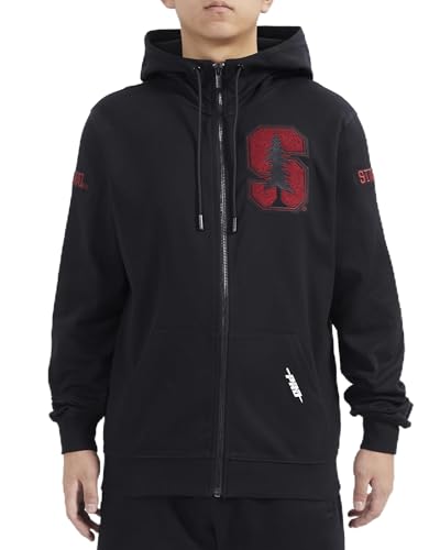 Sudadera Stanford Pro Standard con acabados de chenilla de lujo y estructura densa negra M