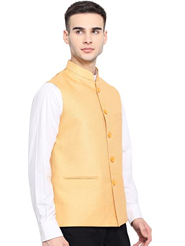 Image of Vastraa Fusion Men's Export-Quality Indian Traditional Nehru Jacket /Waistcoat