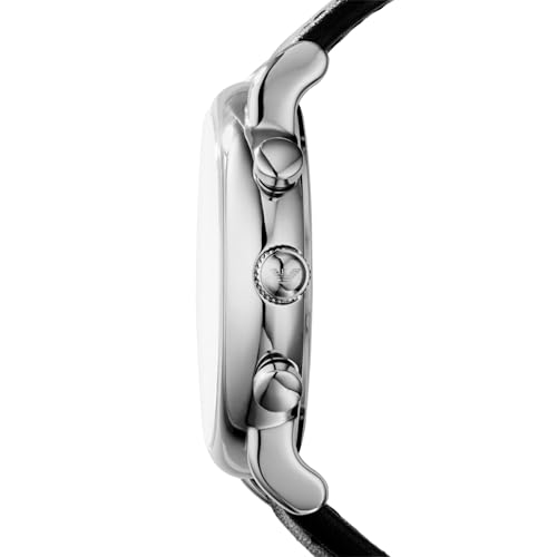 Image of Emporio Armani Men's Three Hand, Automatic or Chronograph Watch with Stainless Steel or Leather Band