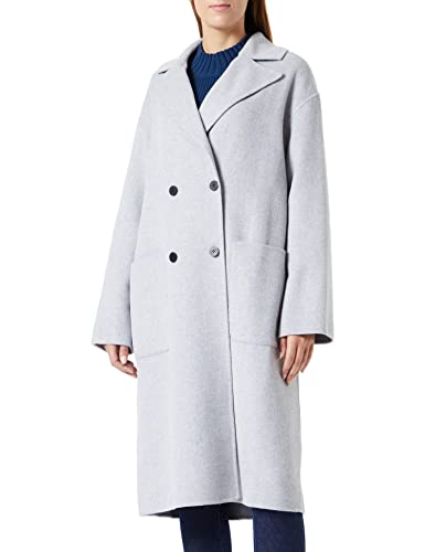 HUGO Women's Merlandi-1 Coat, Medium Grey33, 42