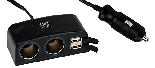 T'nB ACGP035221 Multiprise allume-cigare 2 prises AC + 2 prises USB
