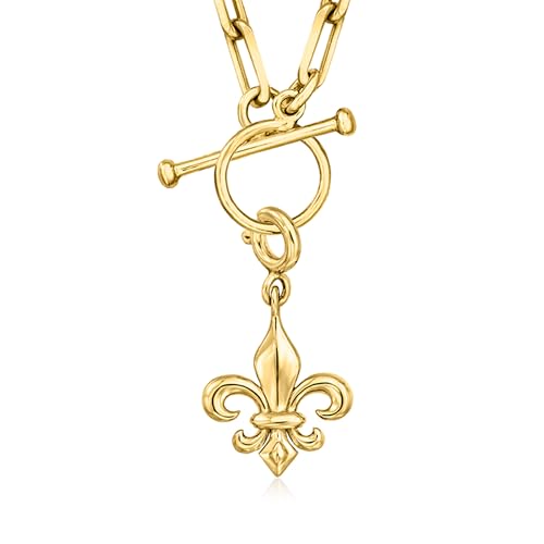 Ross-Simons 18kt Gold Over Sterling Fleur-De-Lis Charm3
