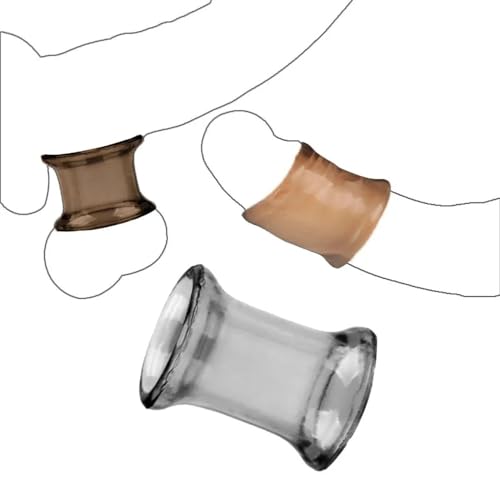 stoqucel Bague tube droite homme transparente et tendue