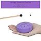 mini steel tongue drum Regentrommel Stahlzungentrommel 3 Zoll 6 Töne C-Key Handpan Drum Percussion Instrument Ätherische Trommel mit Stofftasche, Musikbuch und Schlägel, Musik Geschenk für Kinder