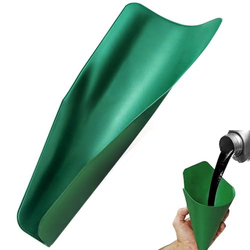Flexibler Trichter, Falttrichter, Verformbar Öl EinfüLltrichter, 37x17cm Öltrichter Flexible Knete Entleerungswerkzeug für Wagen Motorrad Benzin Wasser Bremsflüssigkeit