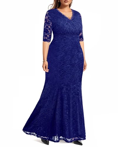 Image of Pinup Fashion Plus Size Formal Evening Dress Wedding Guest Bridal Gowns