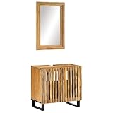 Grand miroir pour une réflexion claire : le miroir en verre de 50 x 70 cm crée un effet de profondeur supplémentaire et assure une luminosité optimale lors du maquillage et du rasage. La finition adaptée à votre ensemble de meubles de salle de bain moderne