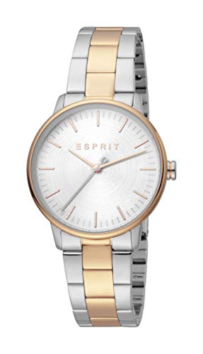 Edelstahl-Uhr mit Farb-Mix