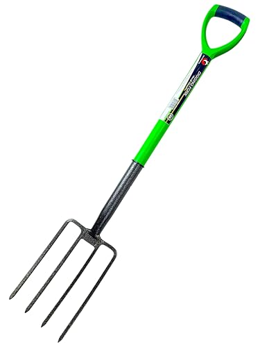 Heavy Duty Garden Digging Fork - Garden Tools Outdoor digging Gardening Accessories With Durable D-Handle Gardening Tools
