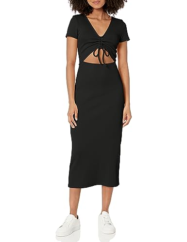 Robe décontractée femme Hugo midi cut out pour l'été