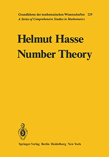 Number Theory: Reprint of the 1980 Edition (Classics in Mathematics)
