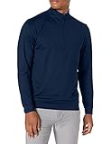 adidas Golf Men's Classic Club 1/4 Zip Jacket, Collegiate Navy, Large